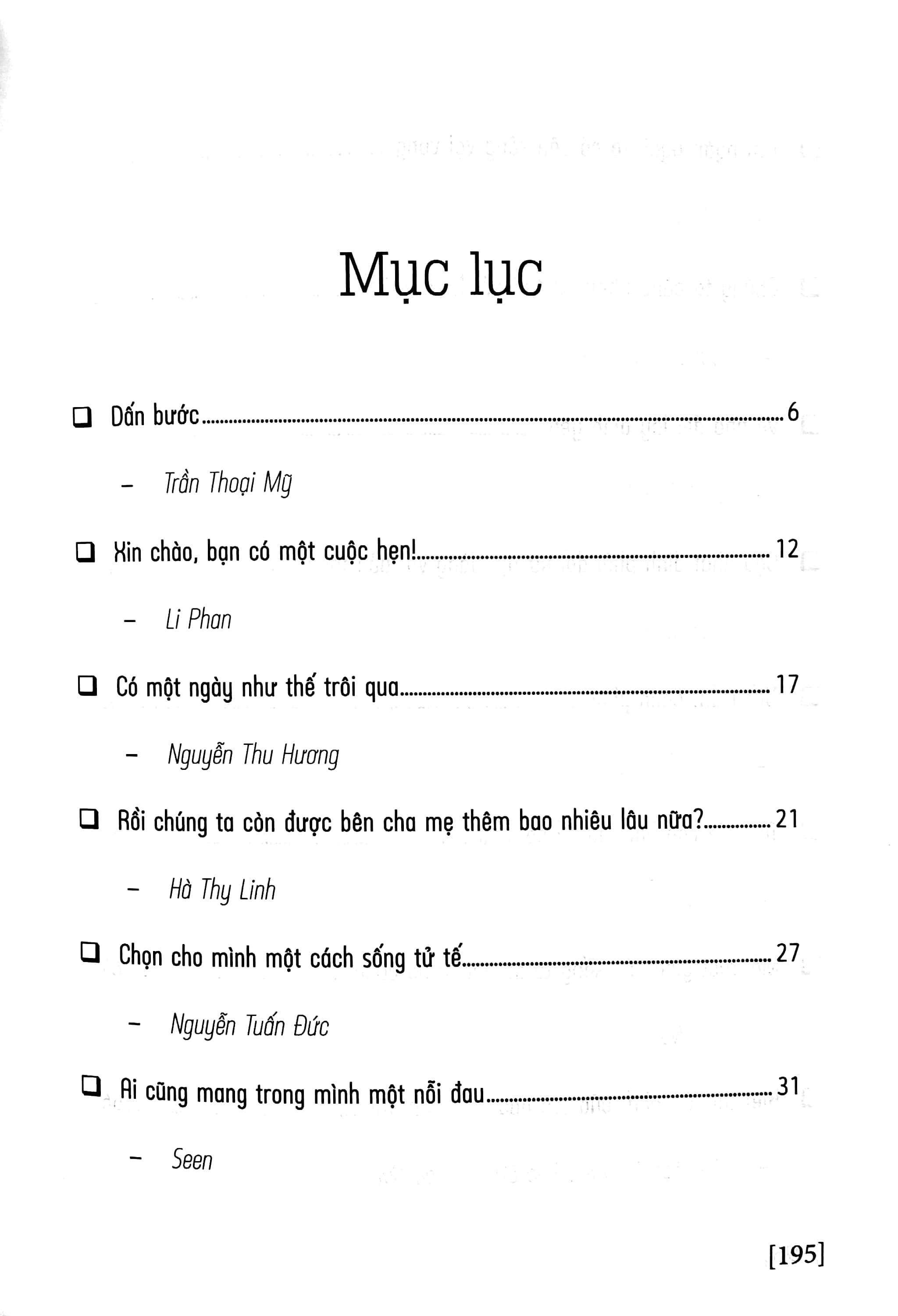 và khi lạc lối - tôi đang lắng nghe chính tôi