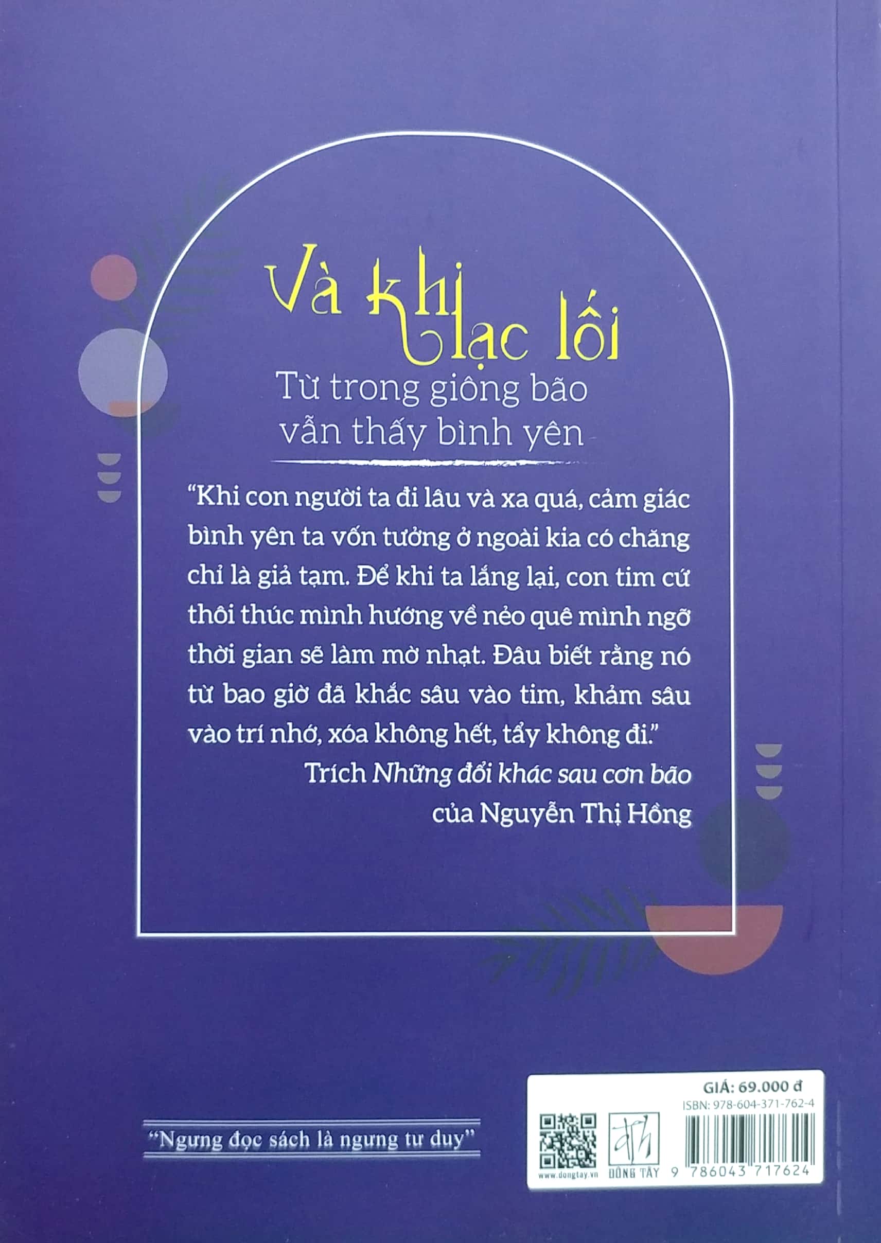 và khi lạc lối - từ trong giông bão vẫn thấy bình yên