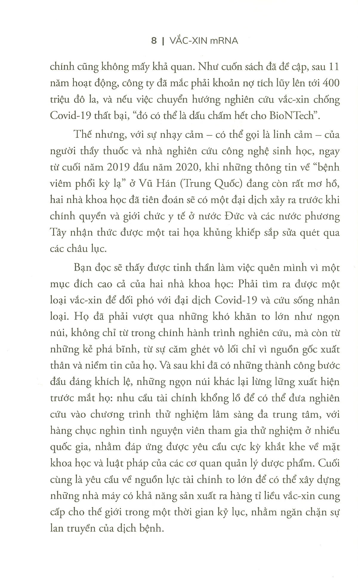 vắc-xin mrna - cuộc chinh phục đại dịch covid-19 từ cái nhìn trong cuộc