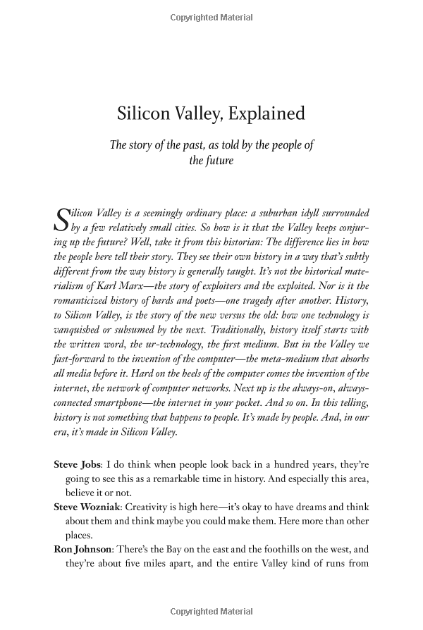 valley of genius: the uncensored history of silicon valley, as told by the hackers, founders, and freaks who made it boom