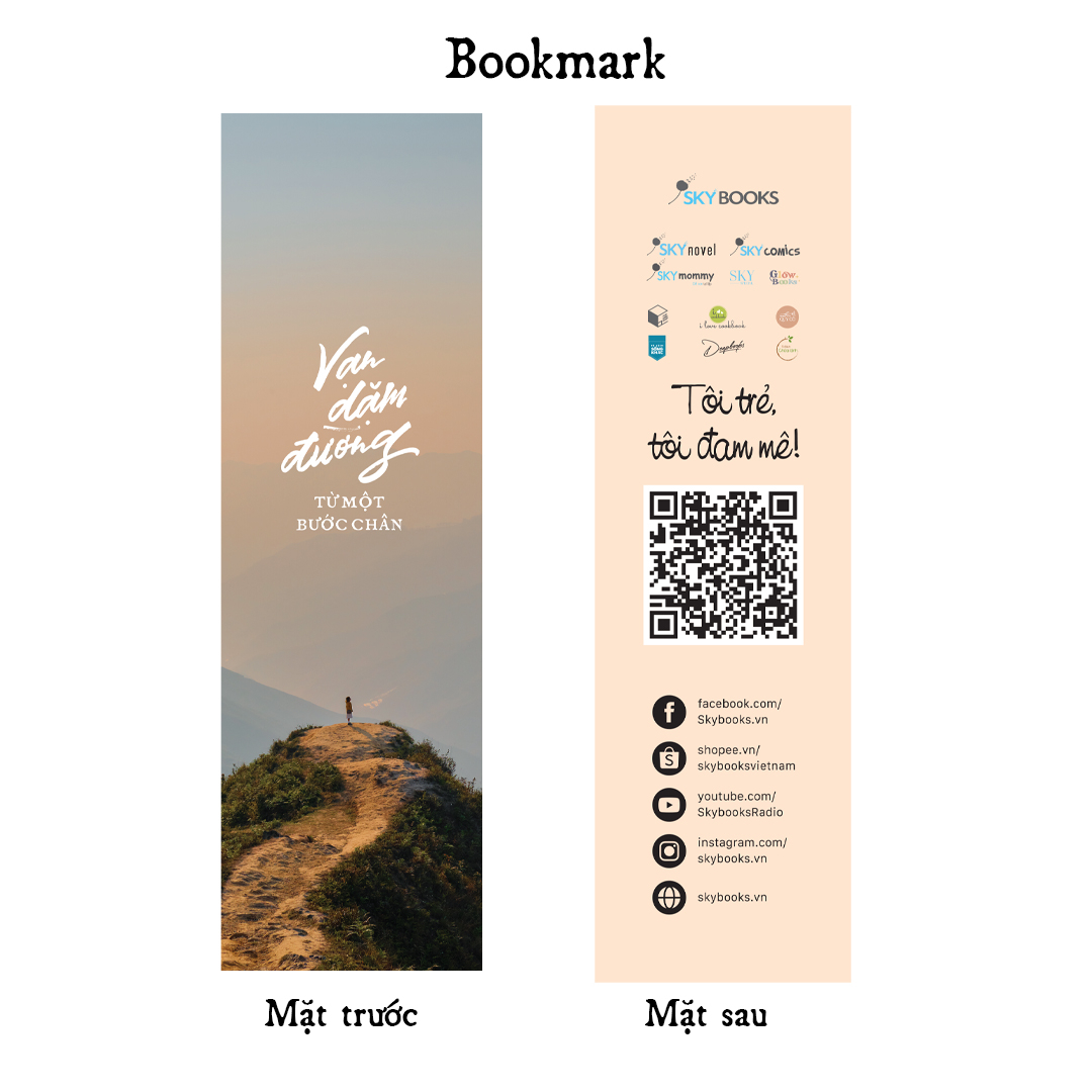 vạn dặm đường từ một bước chân - tặng kèm bookmark