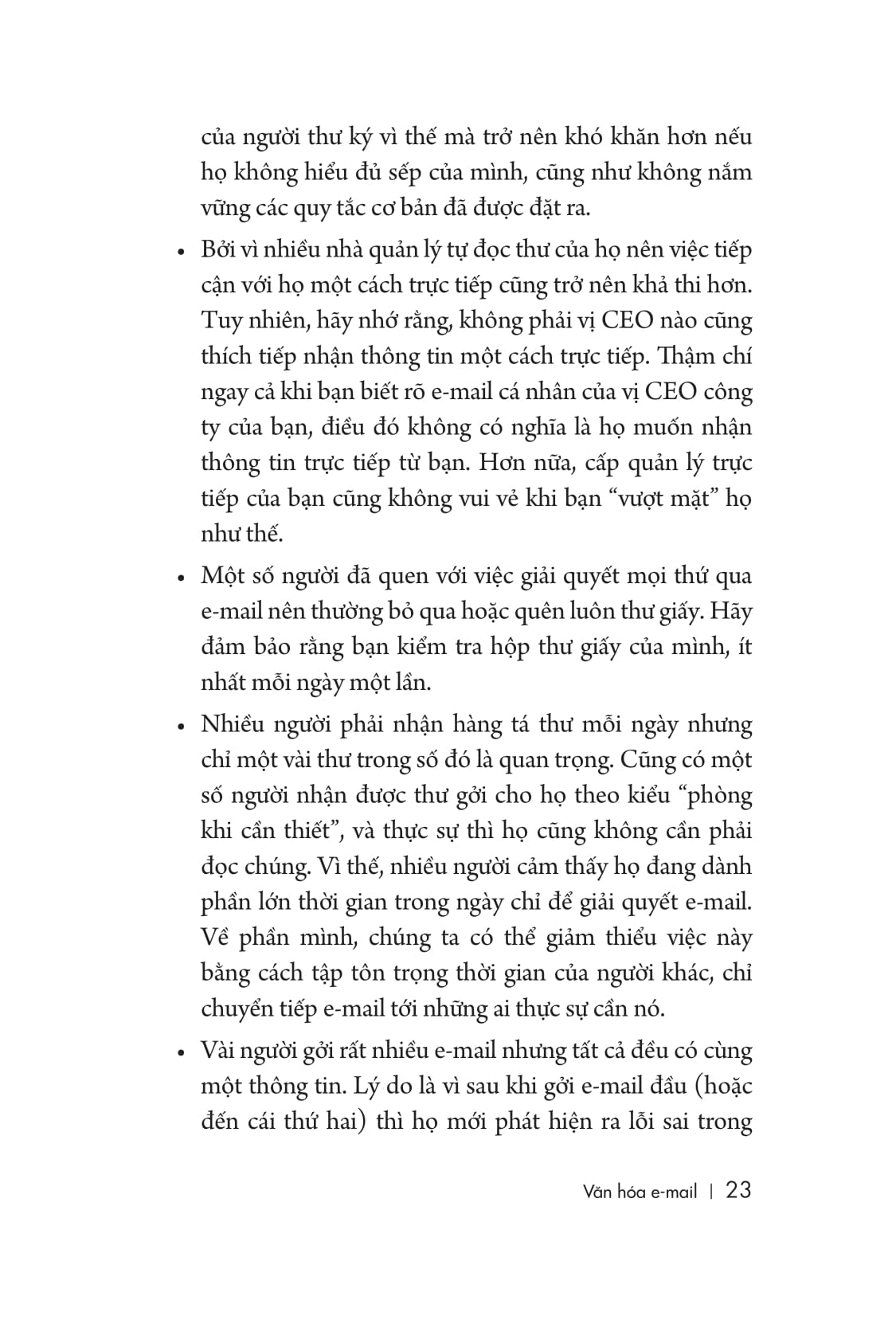 văn hóa e-mail: xây dựng hình ảnh cá nhân qua e-mail