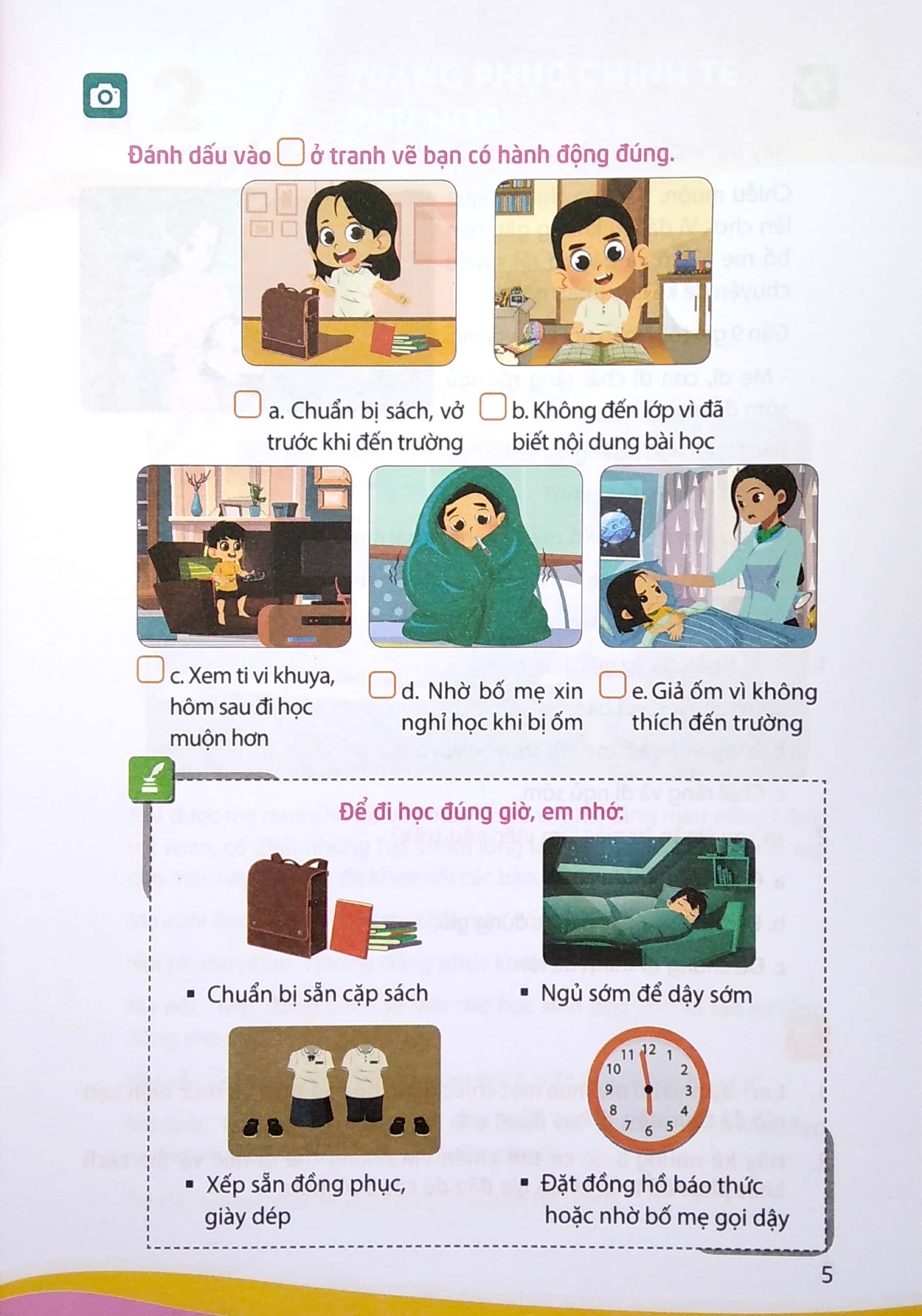 văn hóa học đường - lớp 1 (2020)