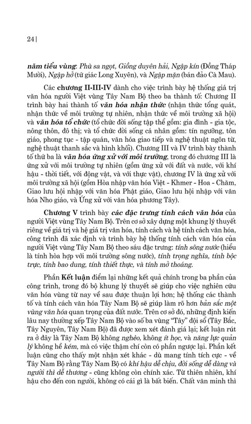 văn hóa người việt vùng tây nam bộ (2022)