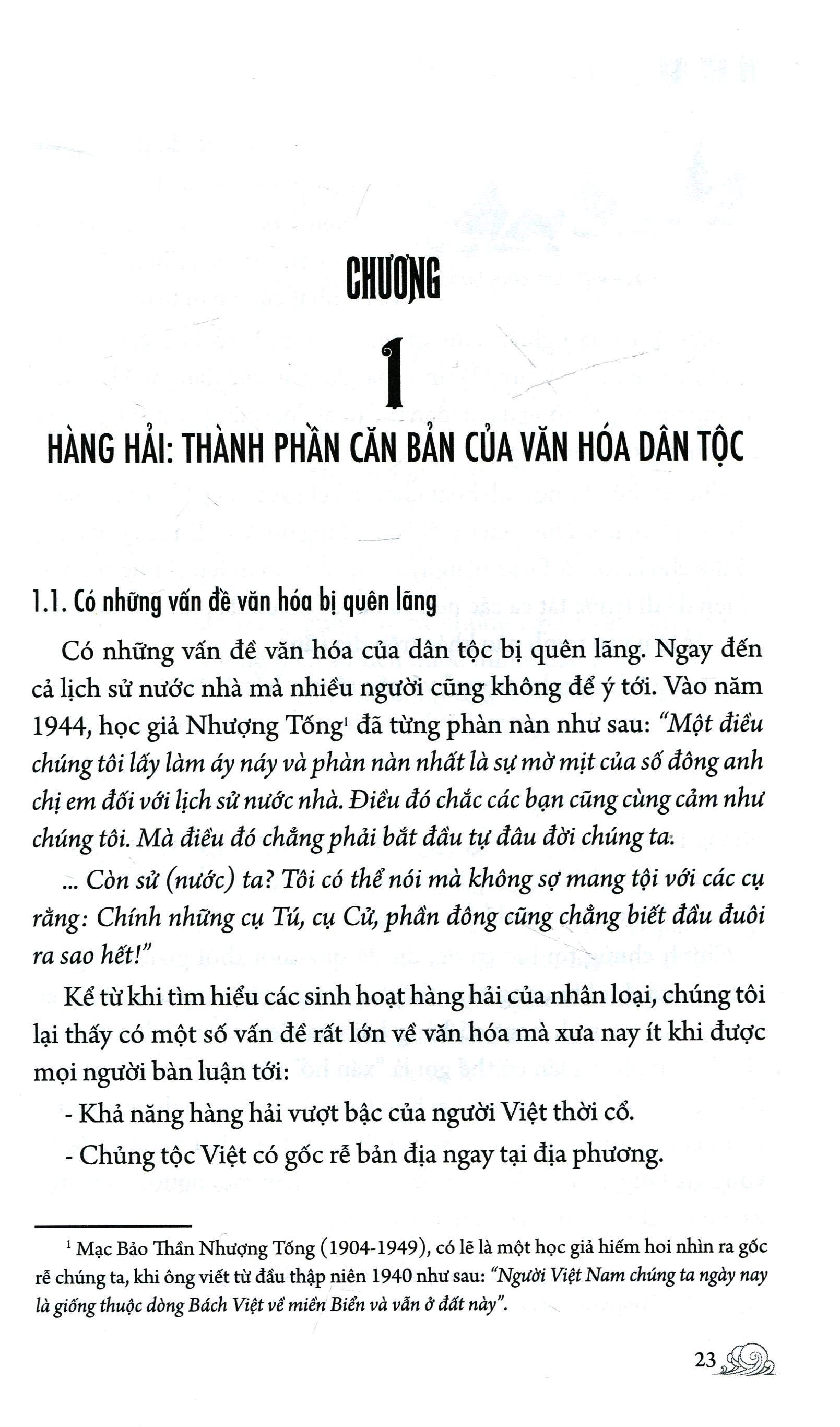 văn hoá nước và hàng hải thời cổ của việt nam