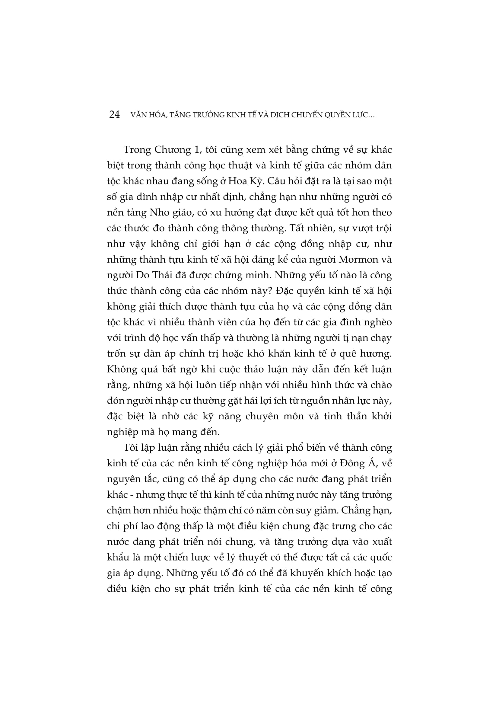 Văn Hóa, Tăng Trưởng Kinh Tế Và Dịch Chuyển Quyền Lực Giữa Các Quốc Gia - Sự Cạnh Tranh Giữa Hoa Kỳ Và Trung Quốc