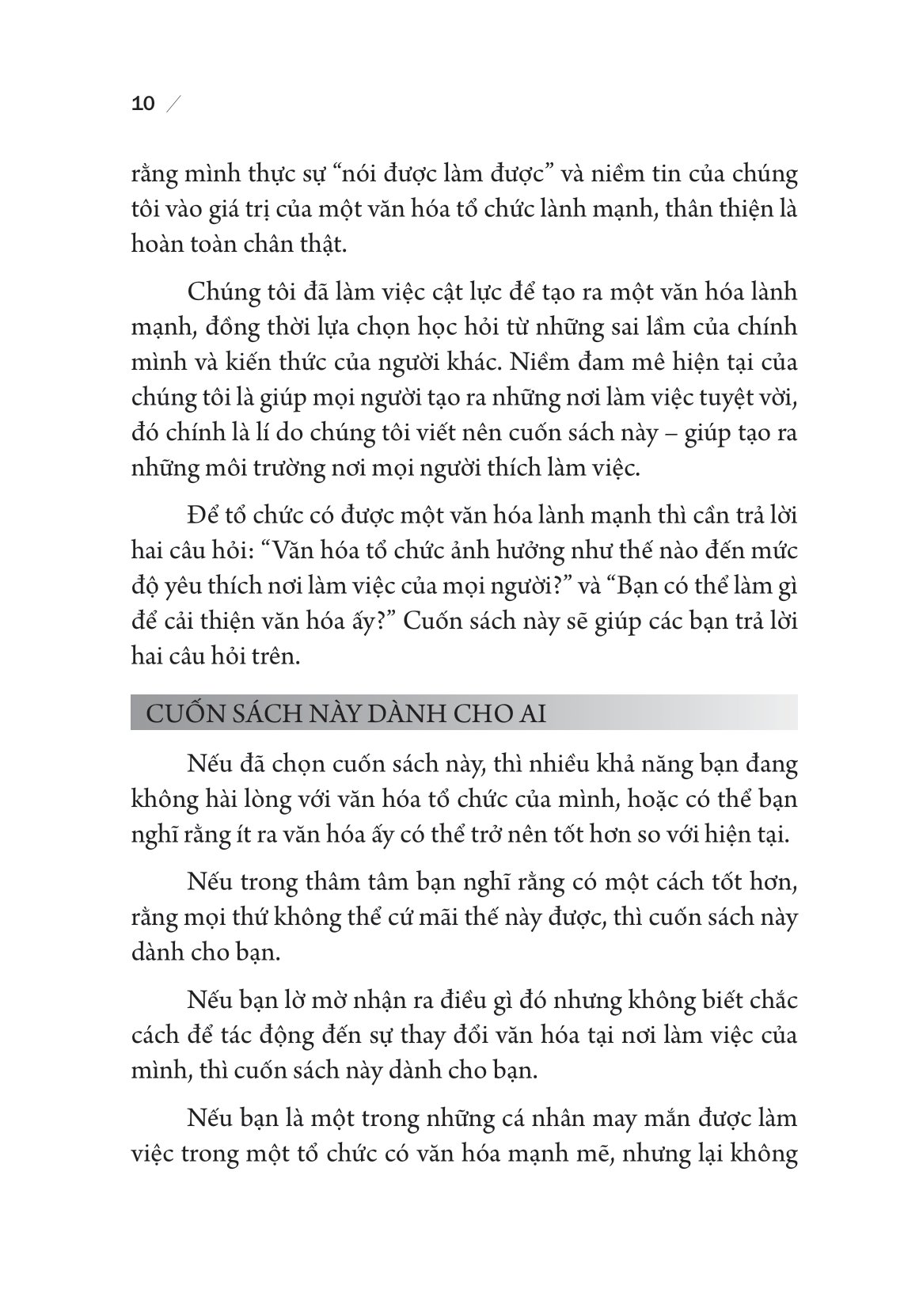 văn hóa trong tổ chức - cách tạo ra một nơi mà mọi người thích làm việc