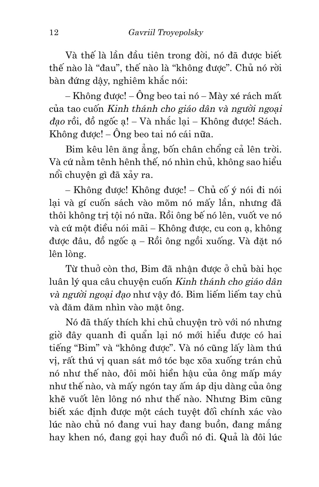 văn học cổ điển - con bim trắng tai đen (tái bản 2023)