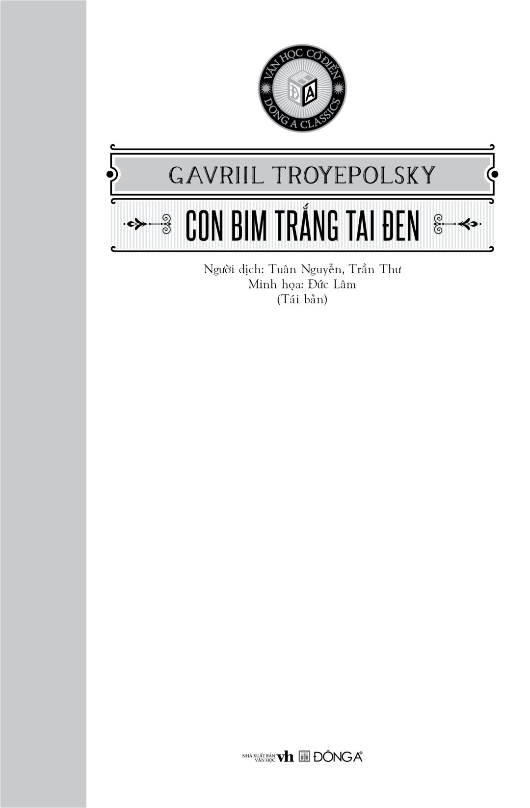 văn học cổ điển - con bim trắng tai đen (tái bản 2023)