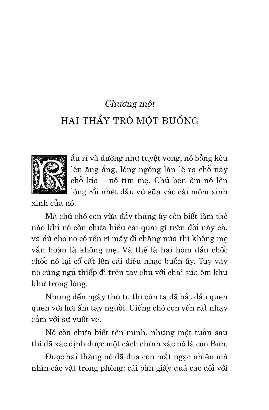 văn học cổ điển - con bim trắng tai đen (tái bản 2023)