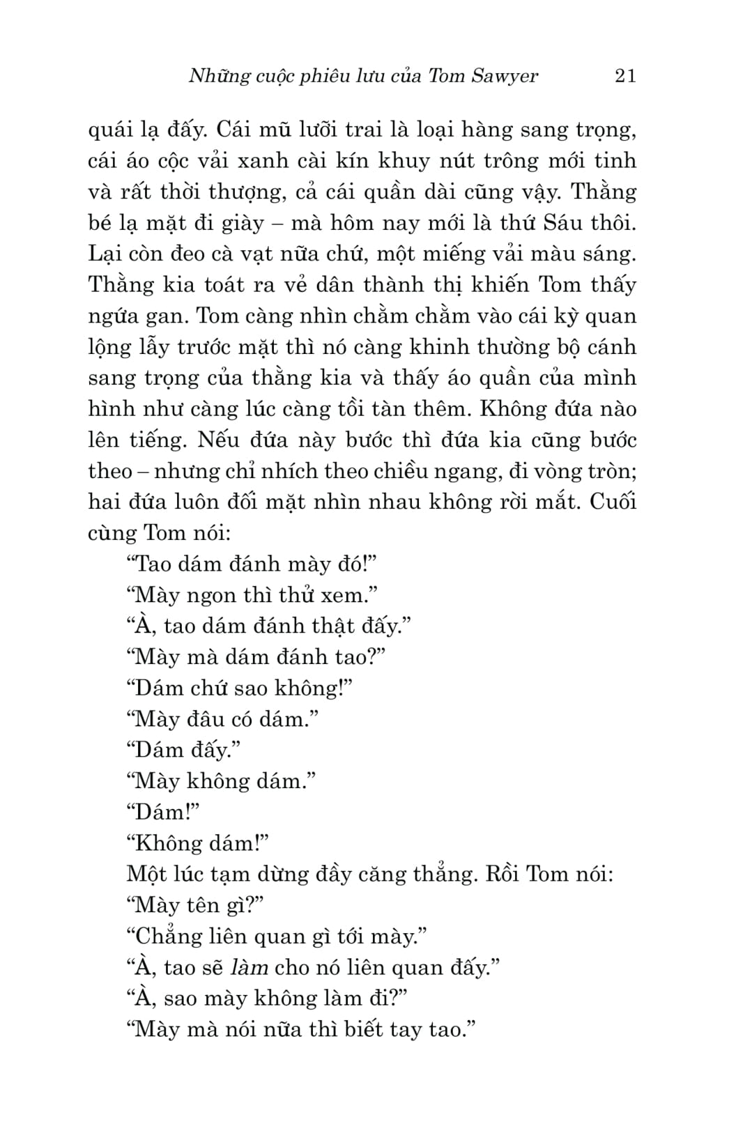 Van Hoc Co Dien - Dong A Classic - Nhung Cuoc Phieu Luu Cua Tom Sawyer