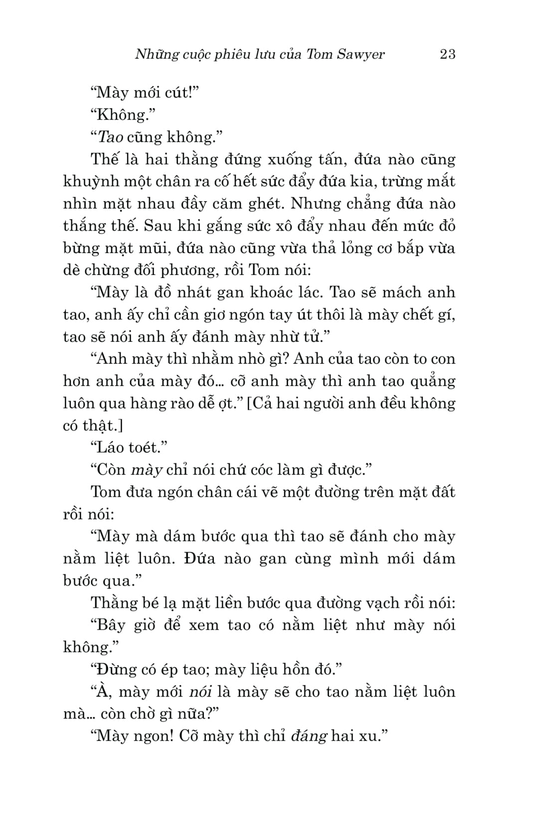 Van Hoc Co Dien - Dong A Classic - Nhung Cuoc Phieu Luu Cua Tom Sawyer