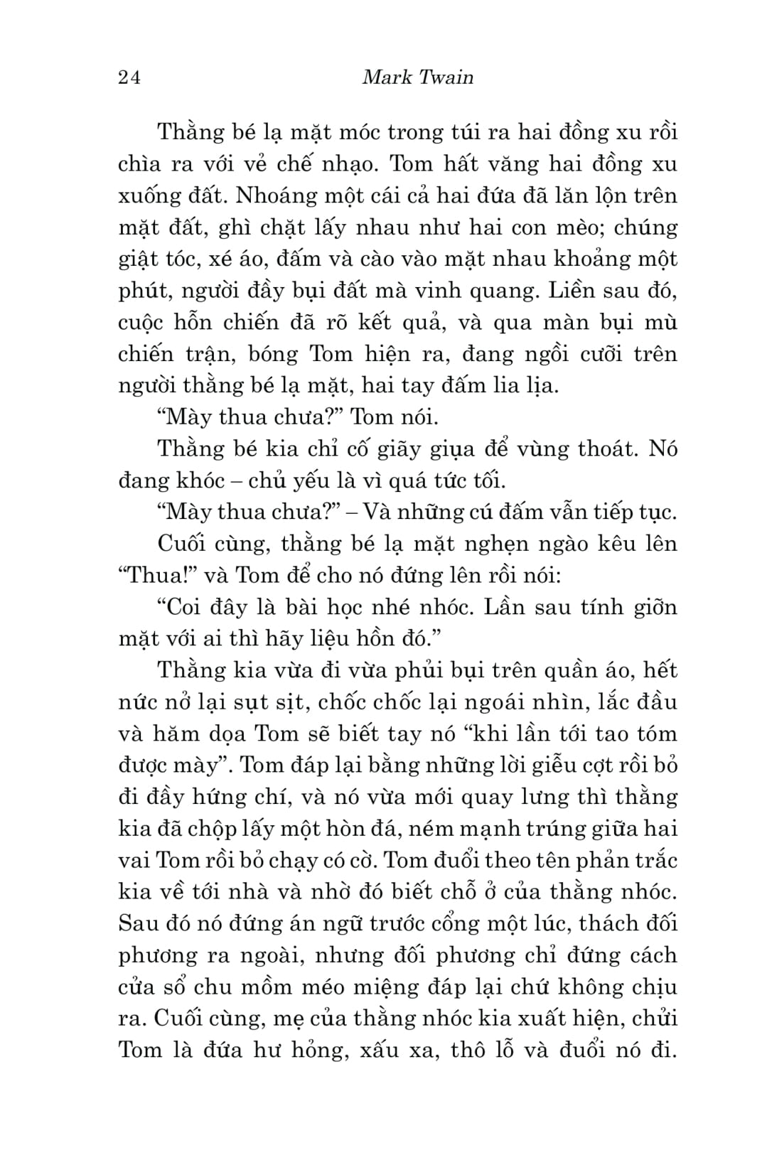 Van Hoc Co Dien - Dong A Classic - Nhung Cuoc Phieu Luu Cua Tom Sawyer