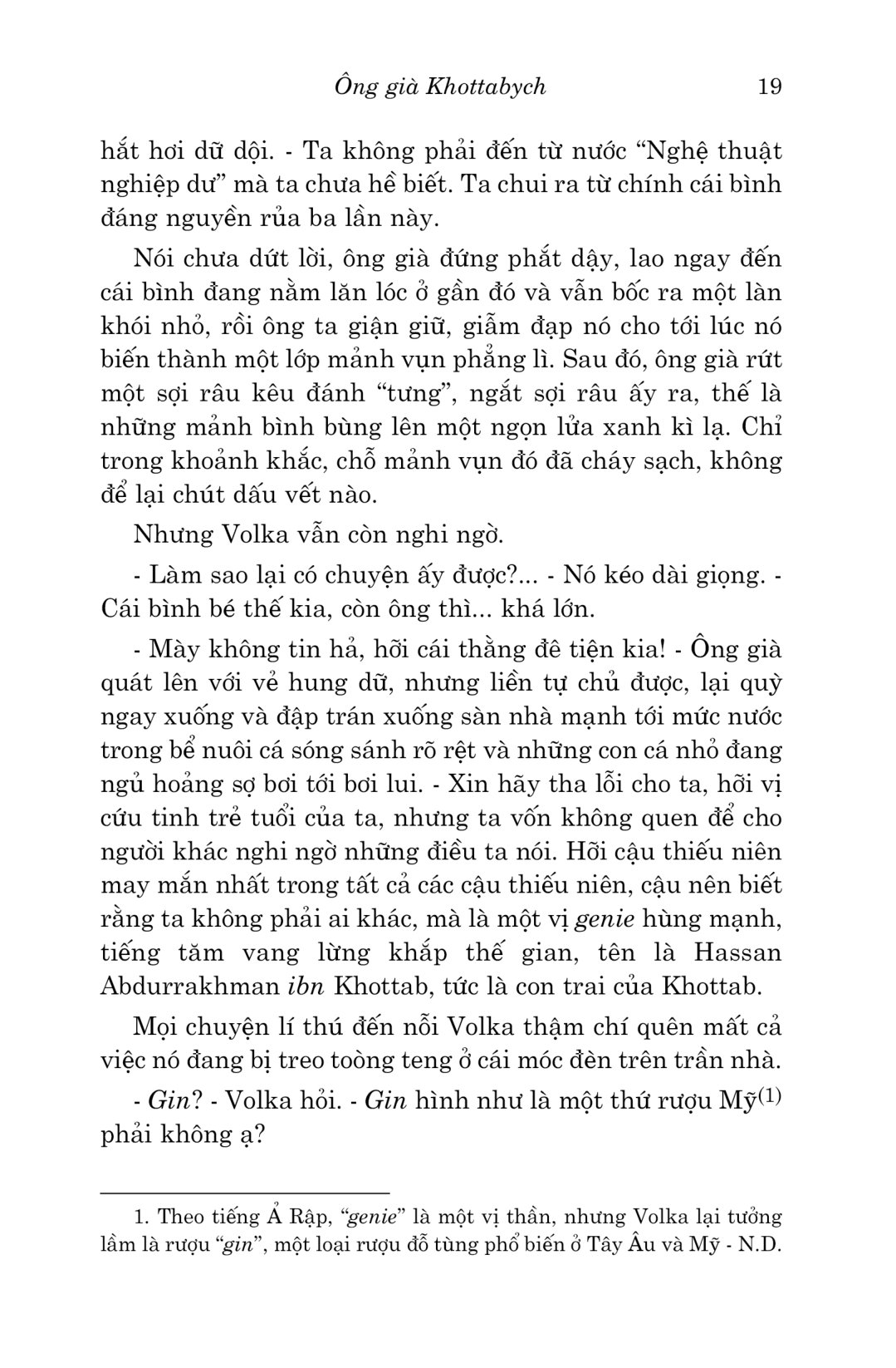 văn học cổ điển - đông a classic - ông già khottabych