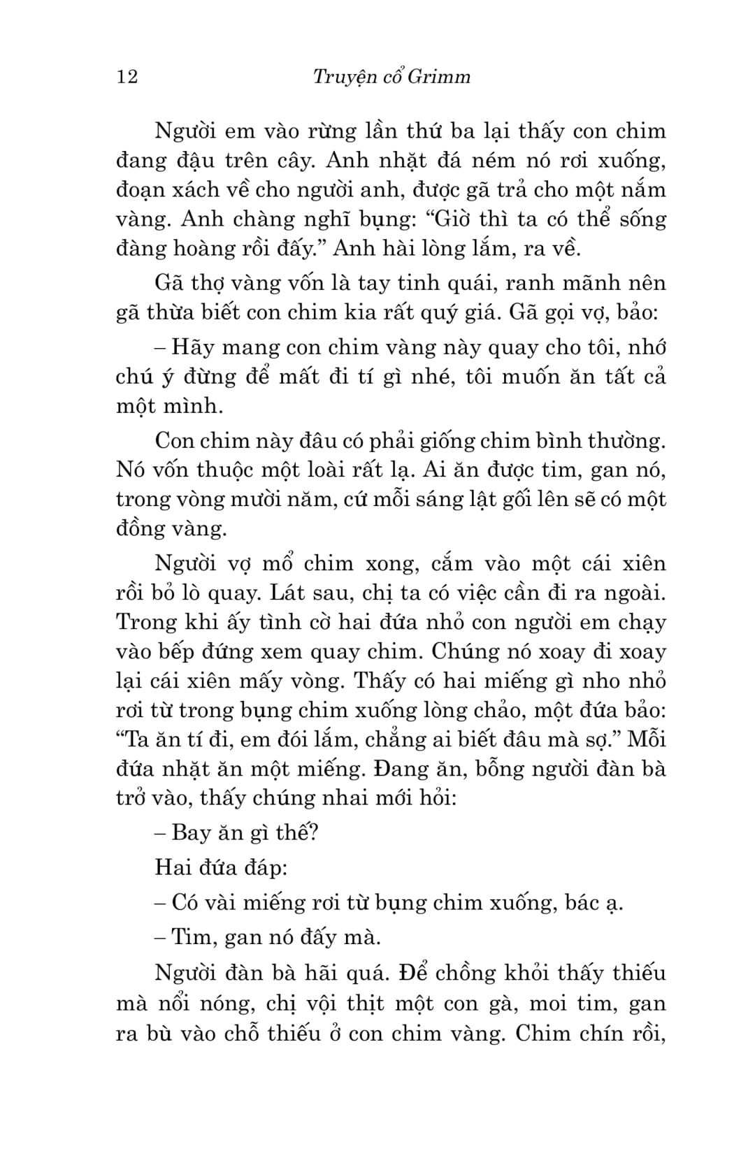 văn học cổ điển - đông a classic - truyện cổ grimm