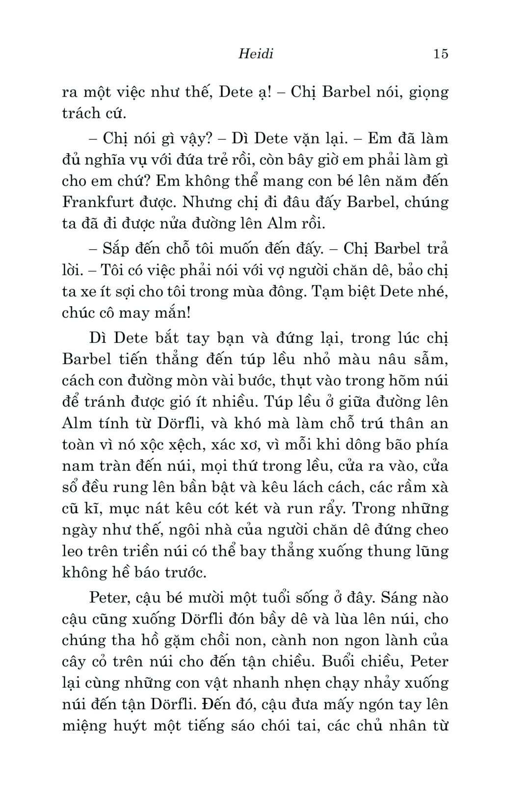 văn học cổ điển - heidi (tái bản 2023)