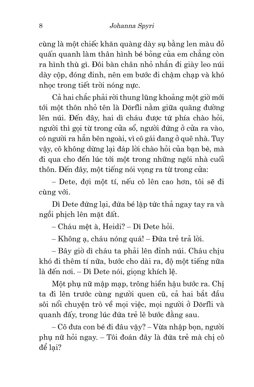 văn học cổ điển - heidi (tái bản 2023)