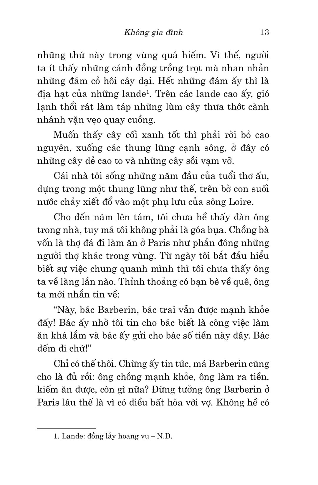 văn học cổ điển - không gia đình (tái bản 2023)