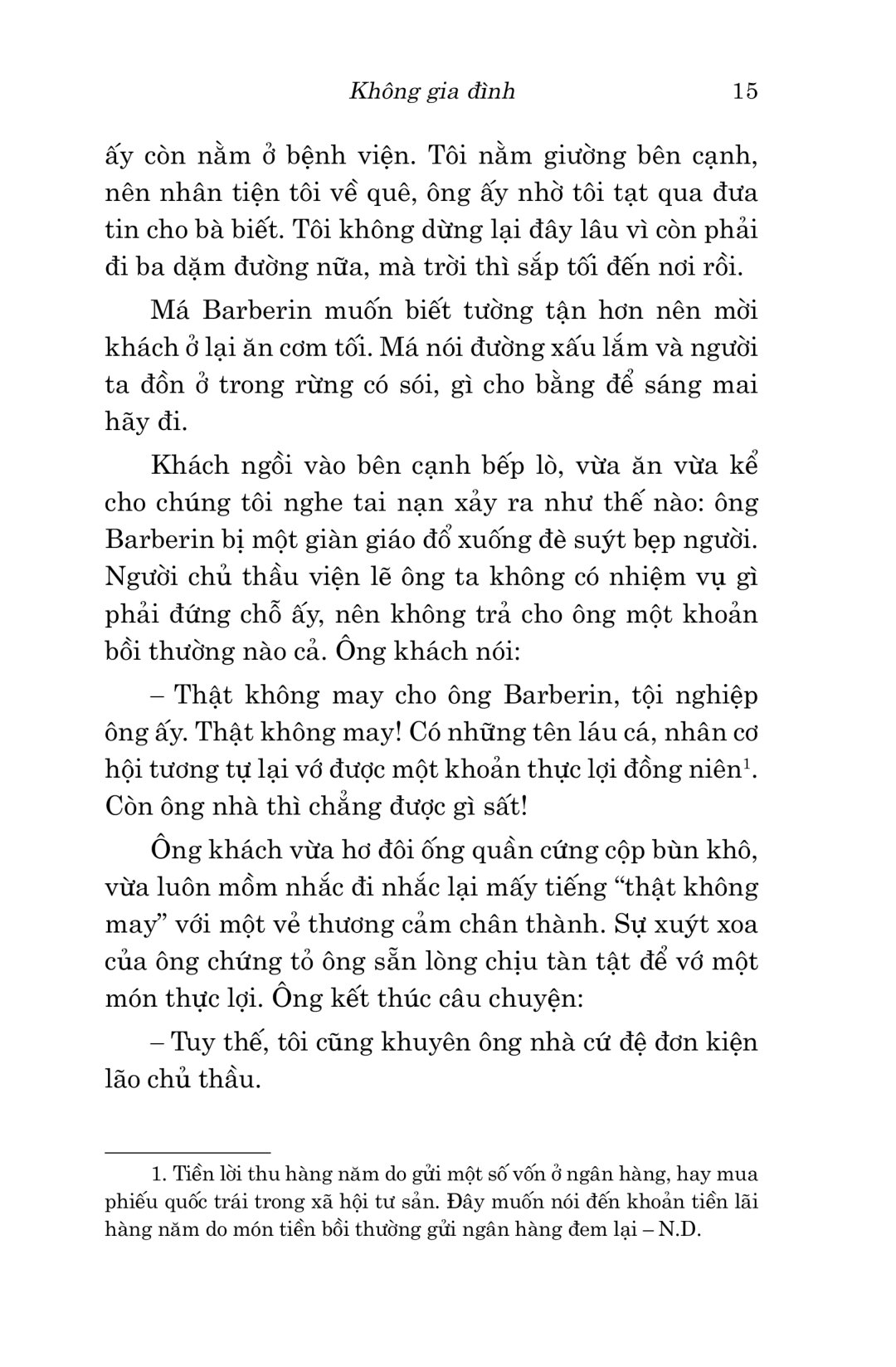 văn học cổ điển - không gia đình (tái bản 2023)