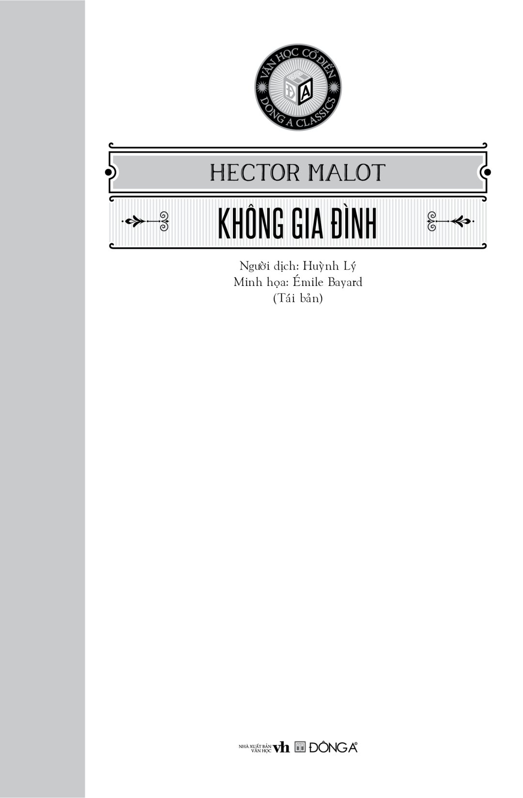 văn học cổ điển - không gia đình (tái bản 2023)