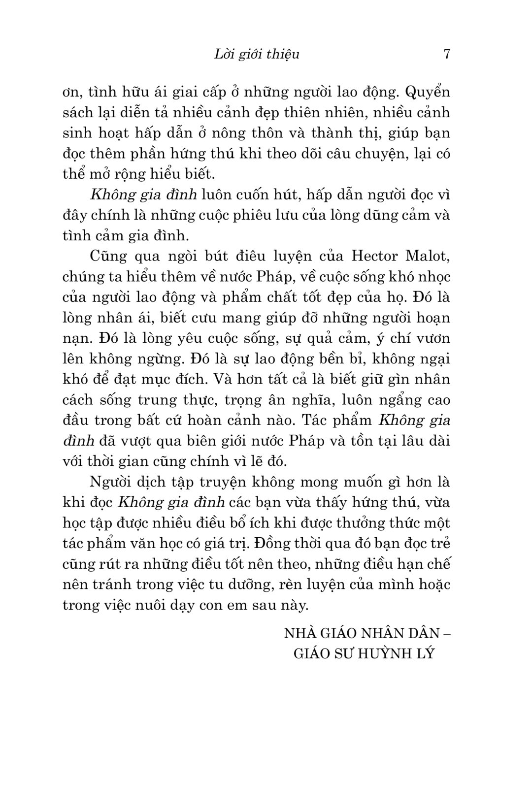 văn học cổ điển - không gia đình (tái bản 2023)