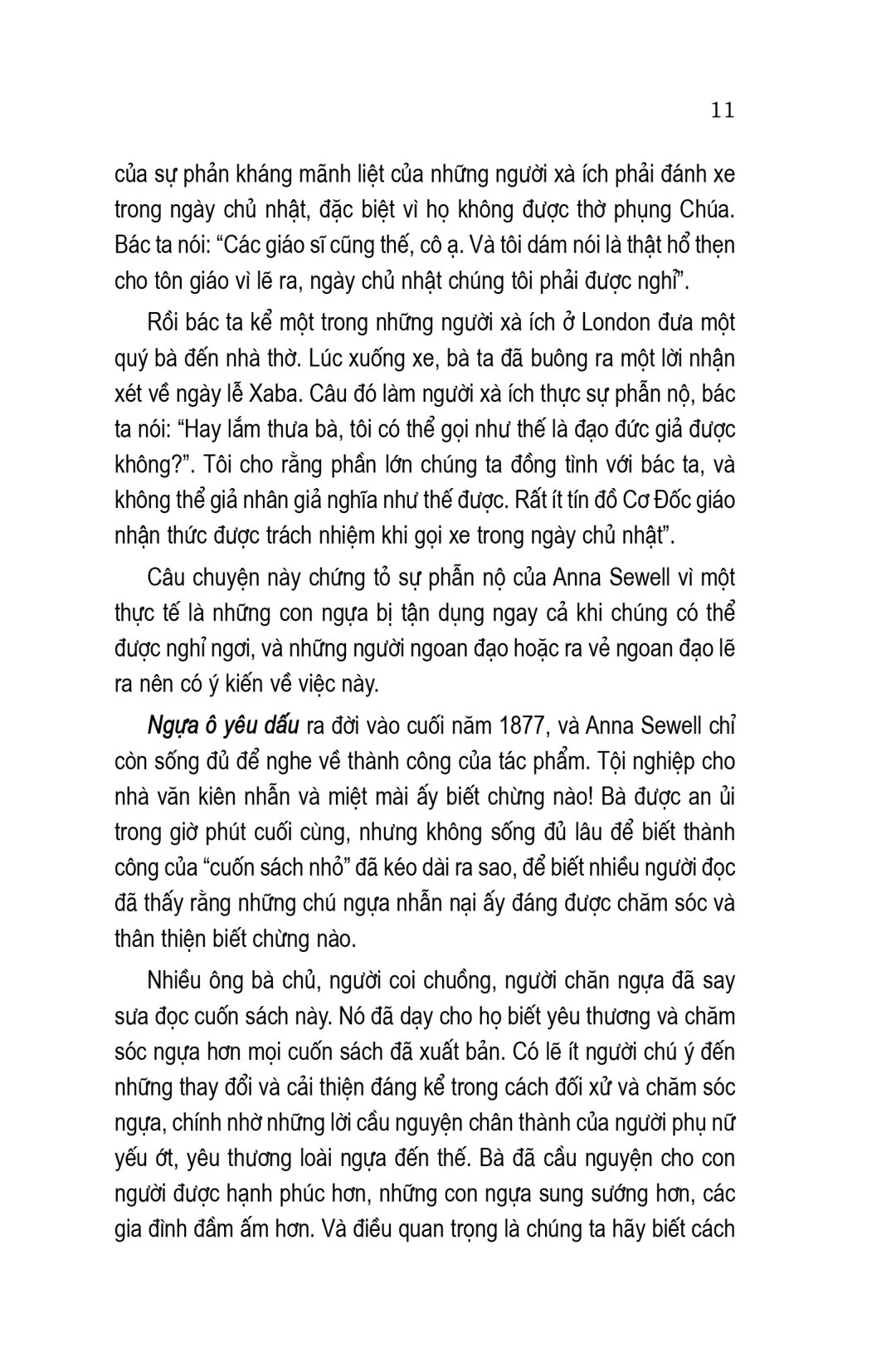 văn học cổ điển - ngựa ô yêu dấu (tái bản 2023)