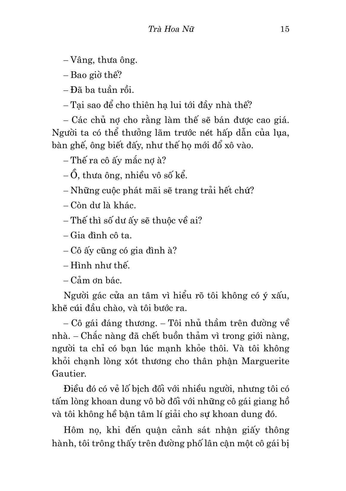 văn học cổ điển - trà hoa nữ (tái bản 2024)