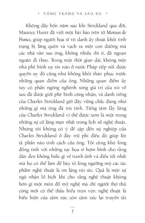văn học kinh điển - vầng trăng và sáu xu - the moon and sixpence