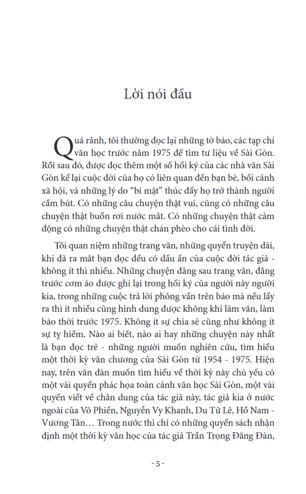 văn học sài gòn 1954-1975 - những chuyện bên lề (tái bản 2023)