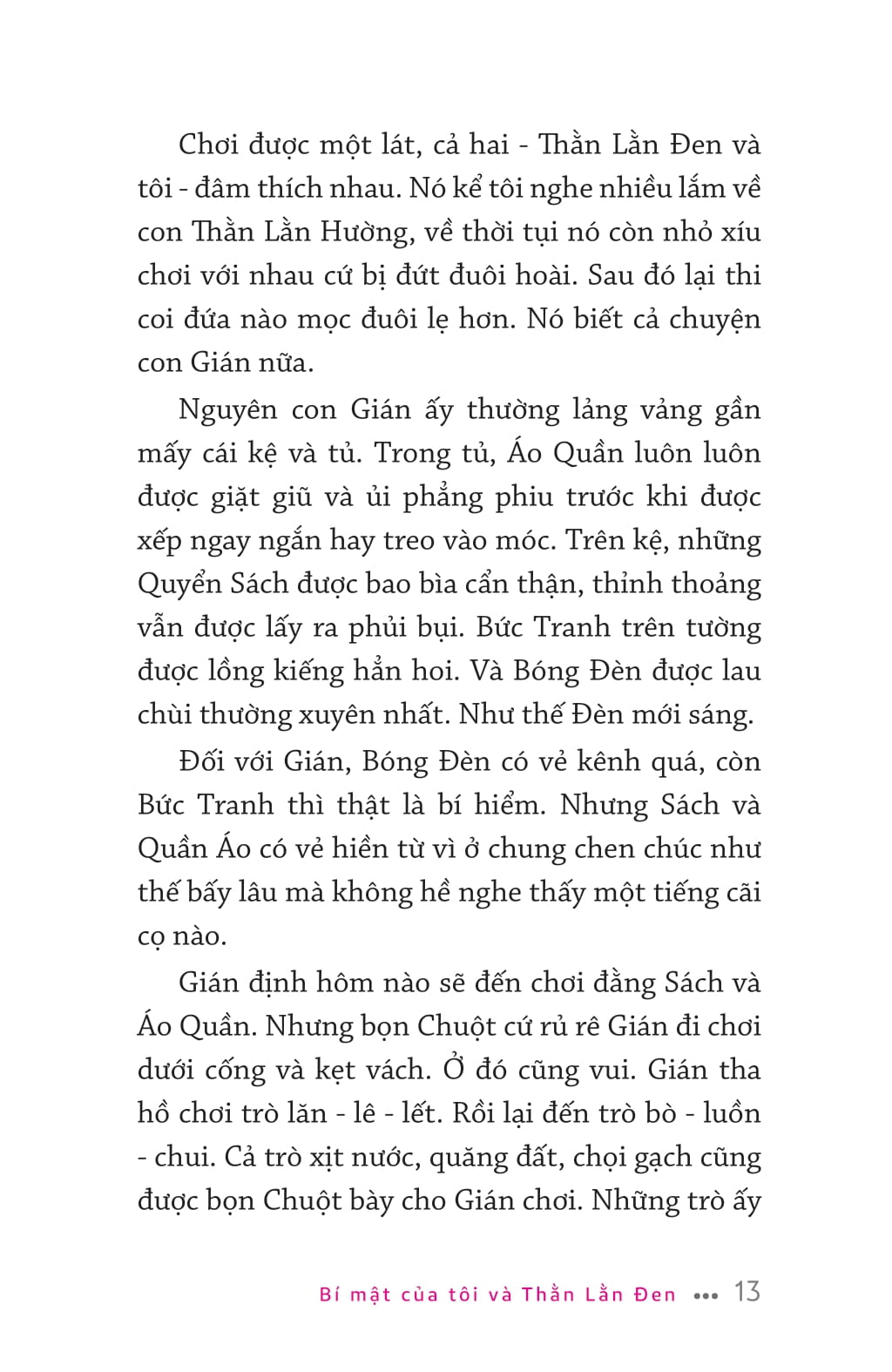 văn học thiếu nhi - bí mật của tôi và thằn lằn đen
