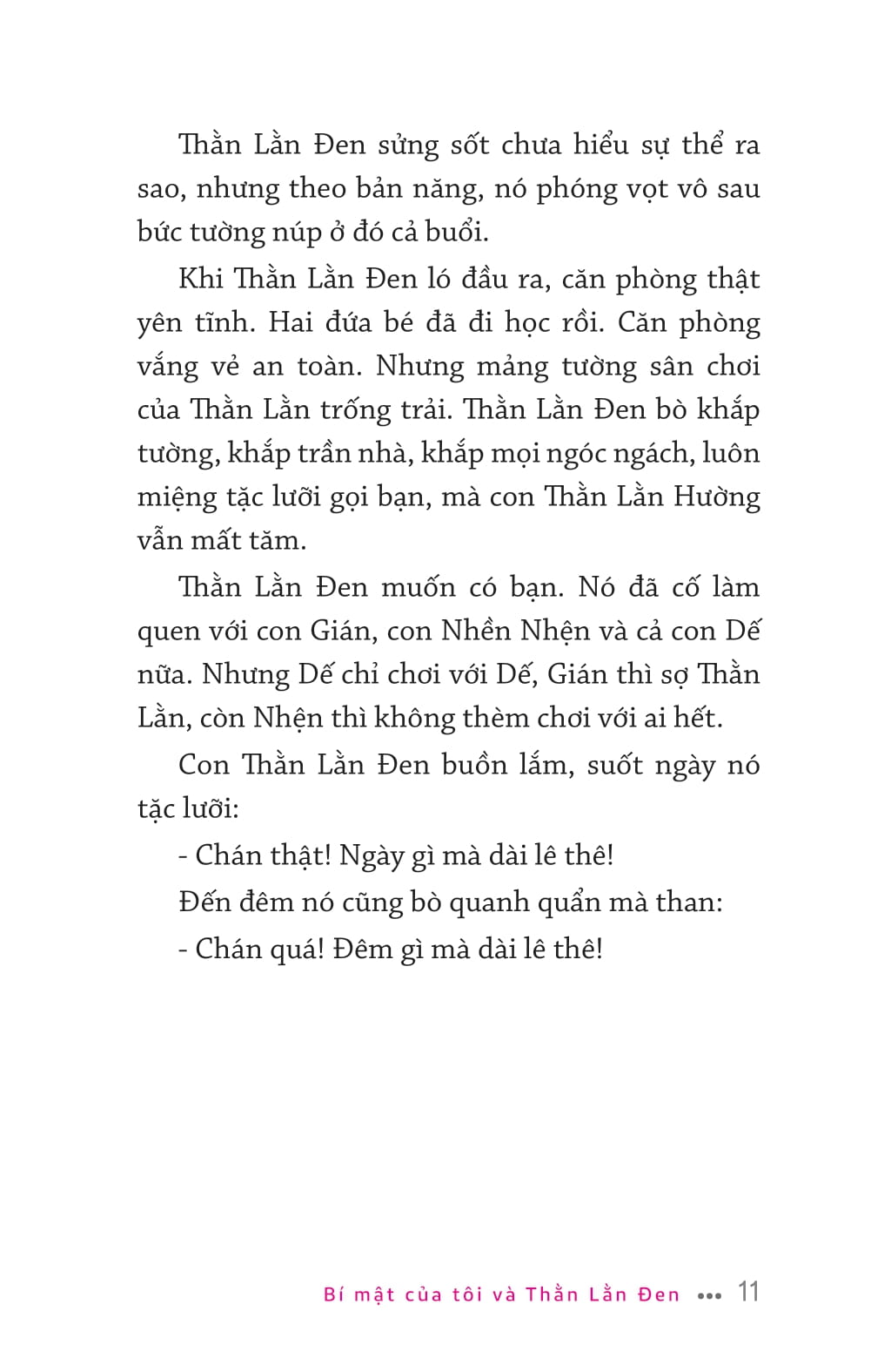 văn học thiếu nhi - bí mật của tôi và thằn lằn đen