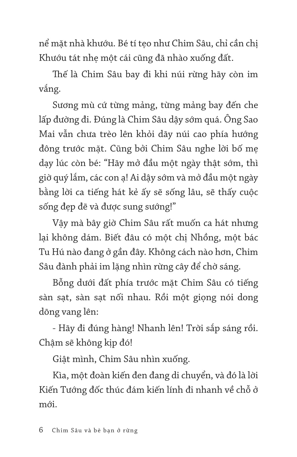 Van Hoc Thieu Nhi - Chim Sau Va Be Ban O Rung
