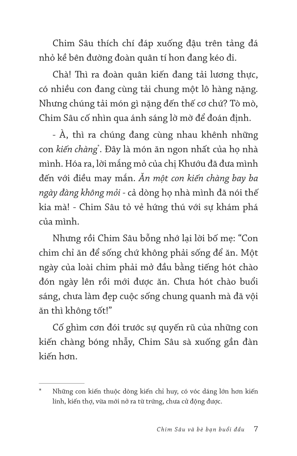 Van Hoc Thieu Nhi - Chim Sau Va Be Ban O Rung