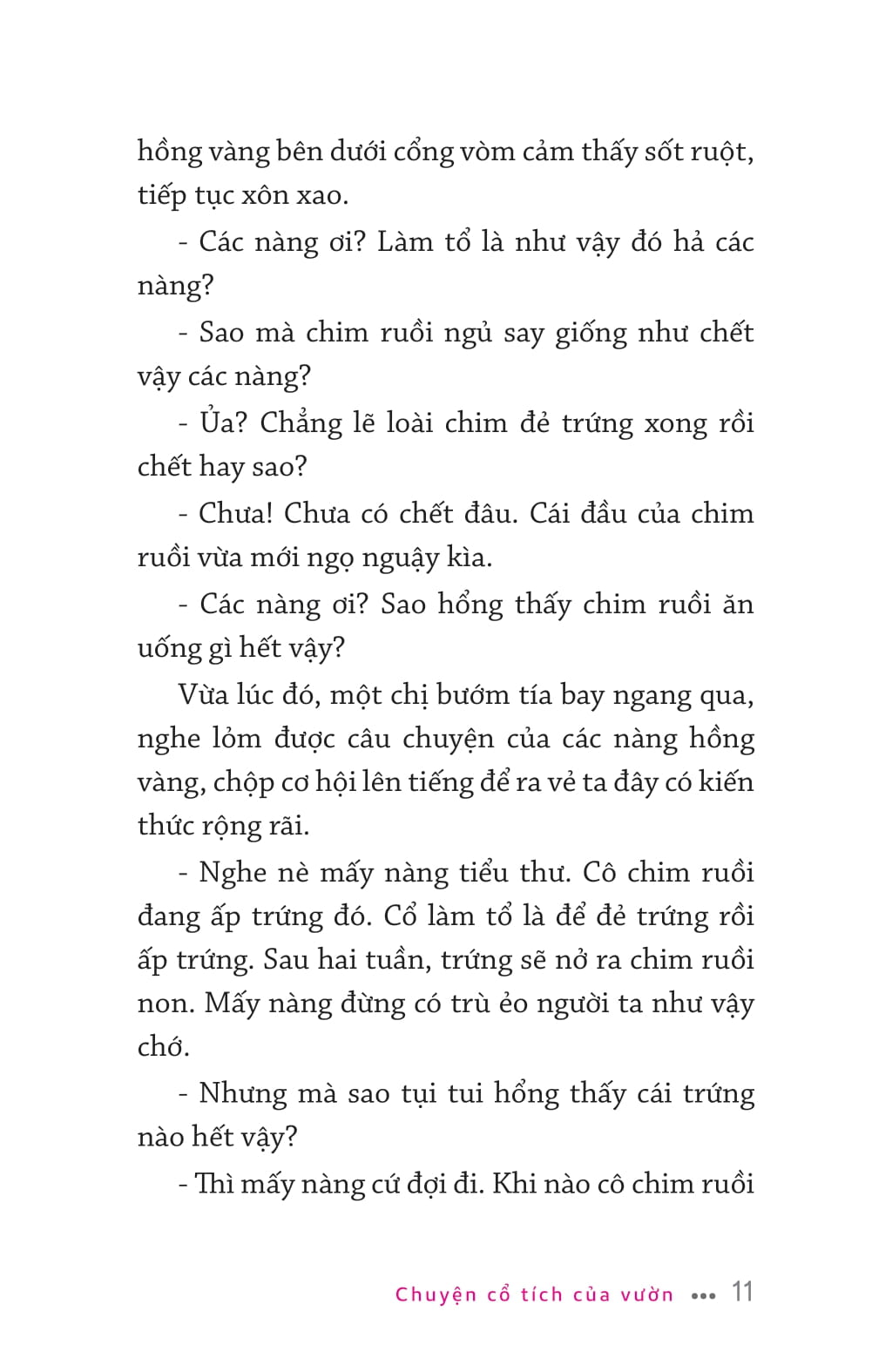 văn học thiếu nhi - chuyện cổ tích của vườn