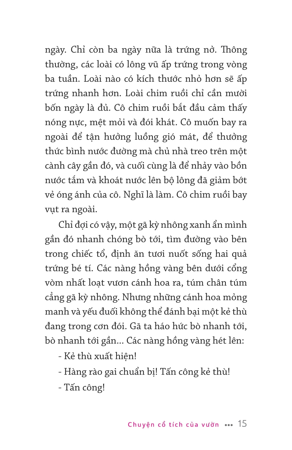 văn học thiếu nhi - chuyện cổ tích của vườn
