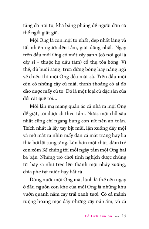 văn học thiếu nhi - cổ tích của ba - tản văn cho thiếu nhi
