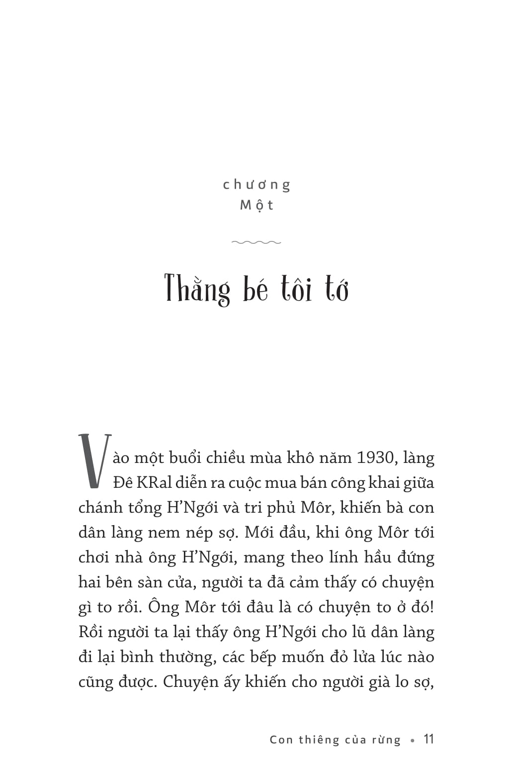 văn học thiếu nhi - con thiêng của rừng