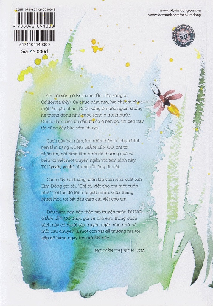 văn học thiếu nhi - dấu ấn thế hệ mới - đừng giẫm lên cỏ