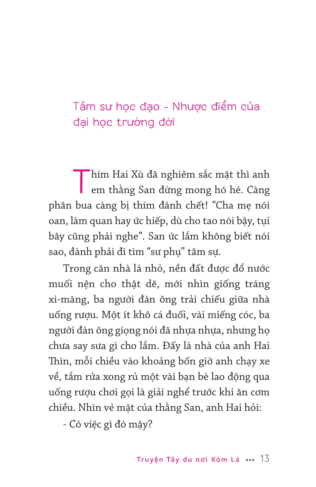 văn học thiếu nhi - truyện tây du nơi xóm lá