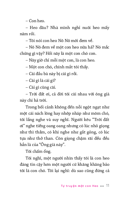 văn học thiếu nhi - tự truyện một con heo