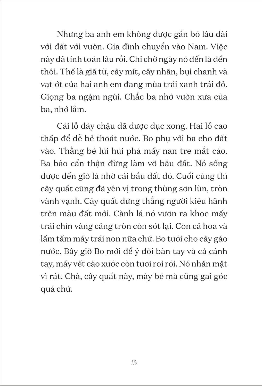 văn học tuổi hoa - cây quất xù gai