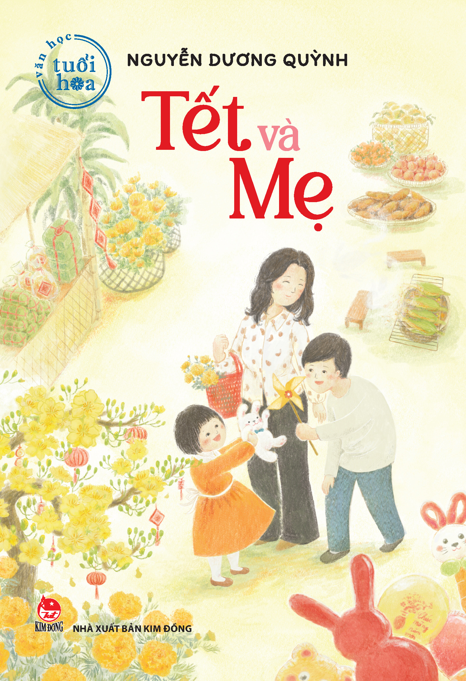 Van Hoc Tuoi Hoa - Tet Va Me - Tang Kem Postcard Lich