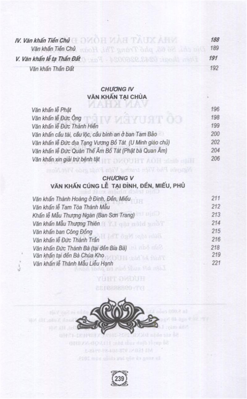 văn khấn cổ truyền việt nam (tái bản)