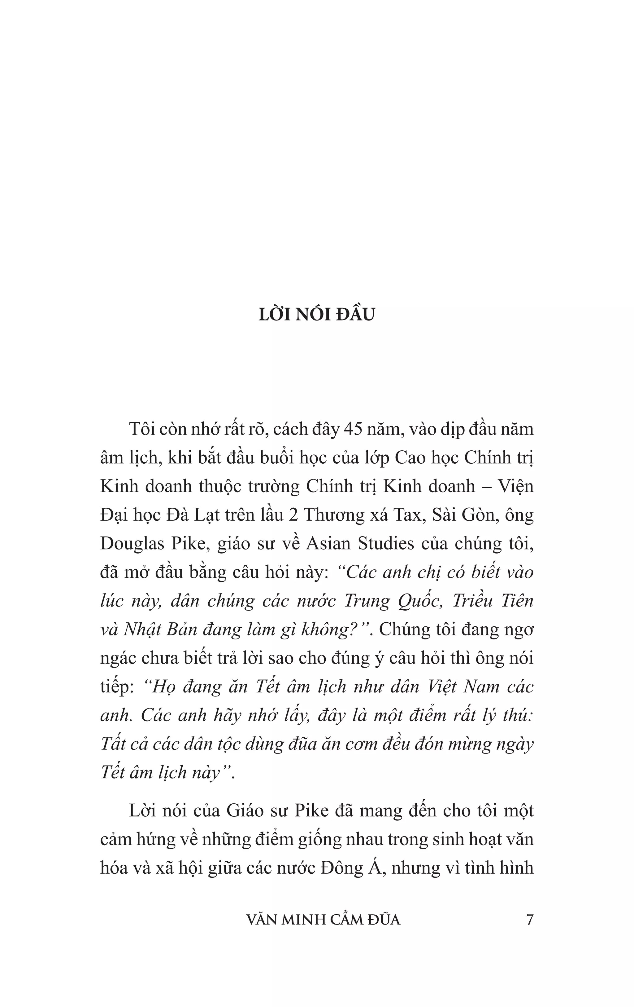 văn minh cầm đũa - những tương đồng trong văn hóa xã hội các nước