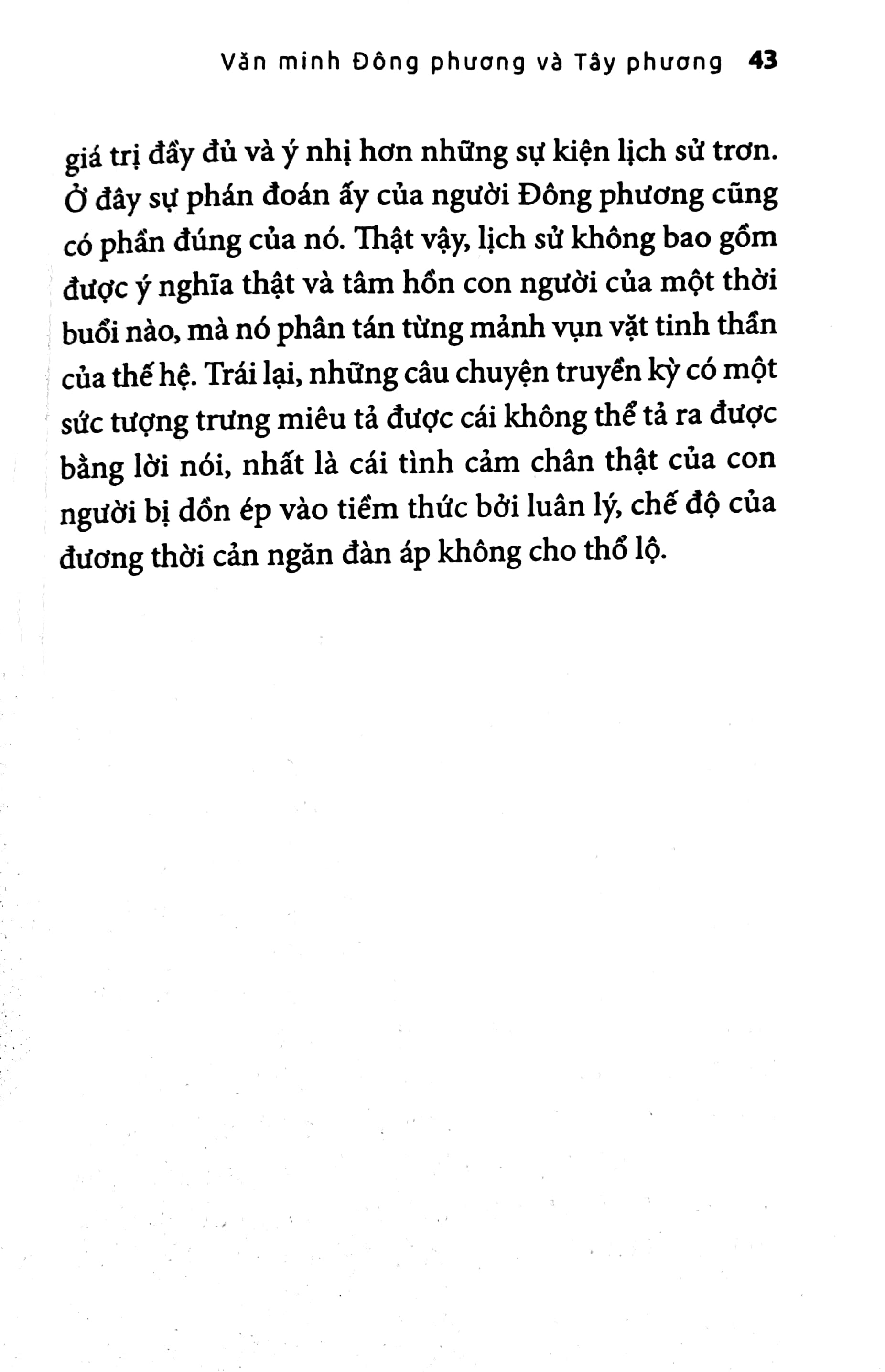 văn minh đông phương và tây phương (tái bản)