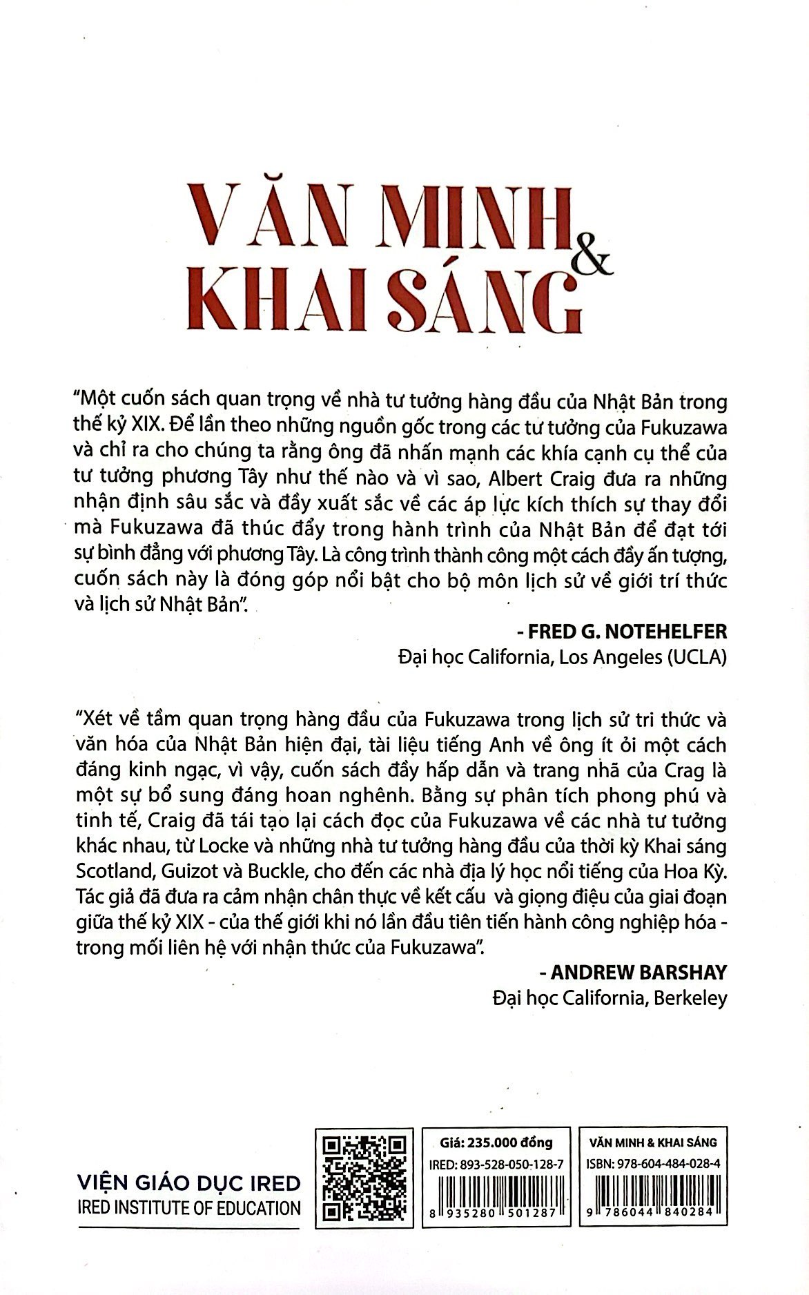 văn minh và khai sáng - civilization and enlightenment