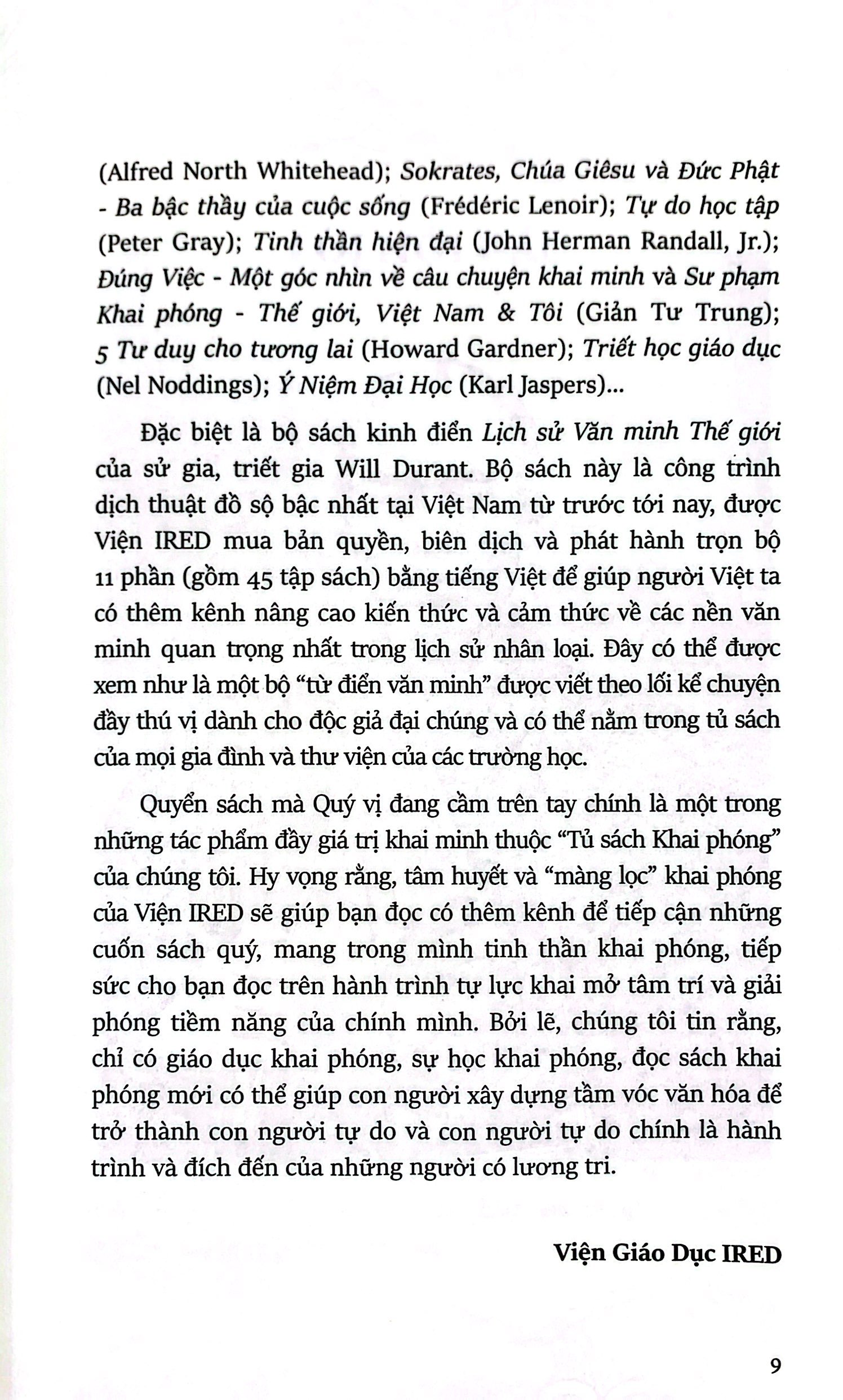 văn minh và khai sáng - civilization and enlightenment