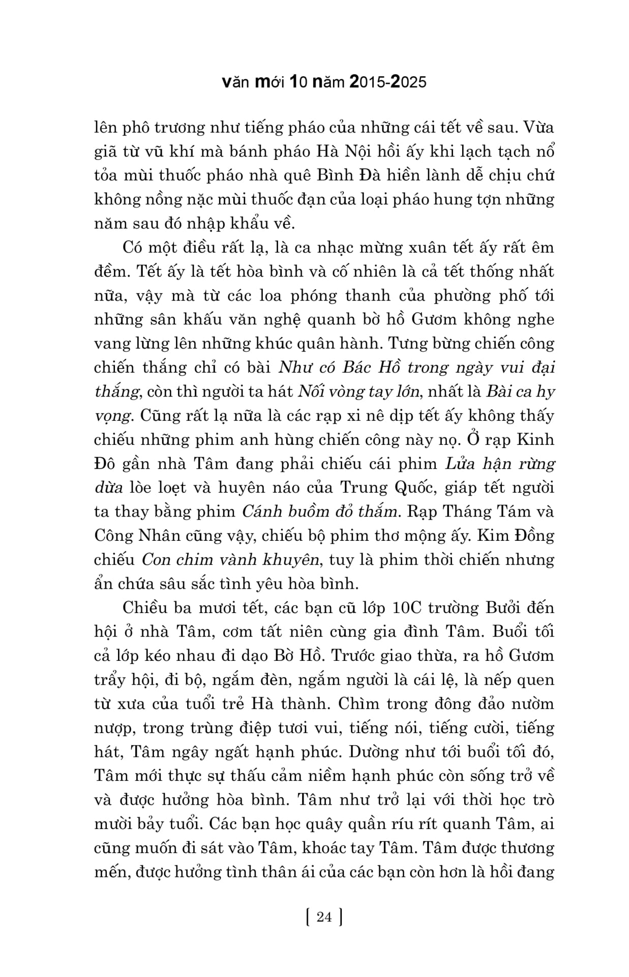 Van Moi 10 Nam 2015-2025 - Hop Tuyen Van Xuoi Cua Cac Tac Gia Moi Va Tac Gia Dang Duoc Men Mo