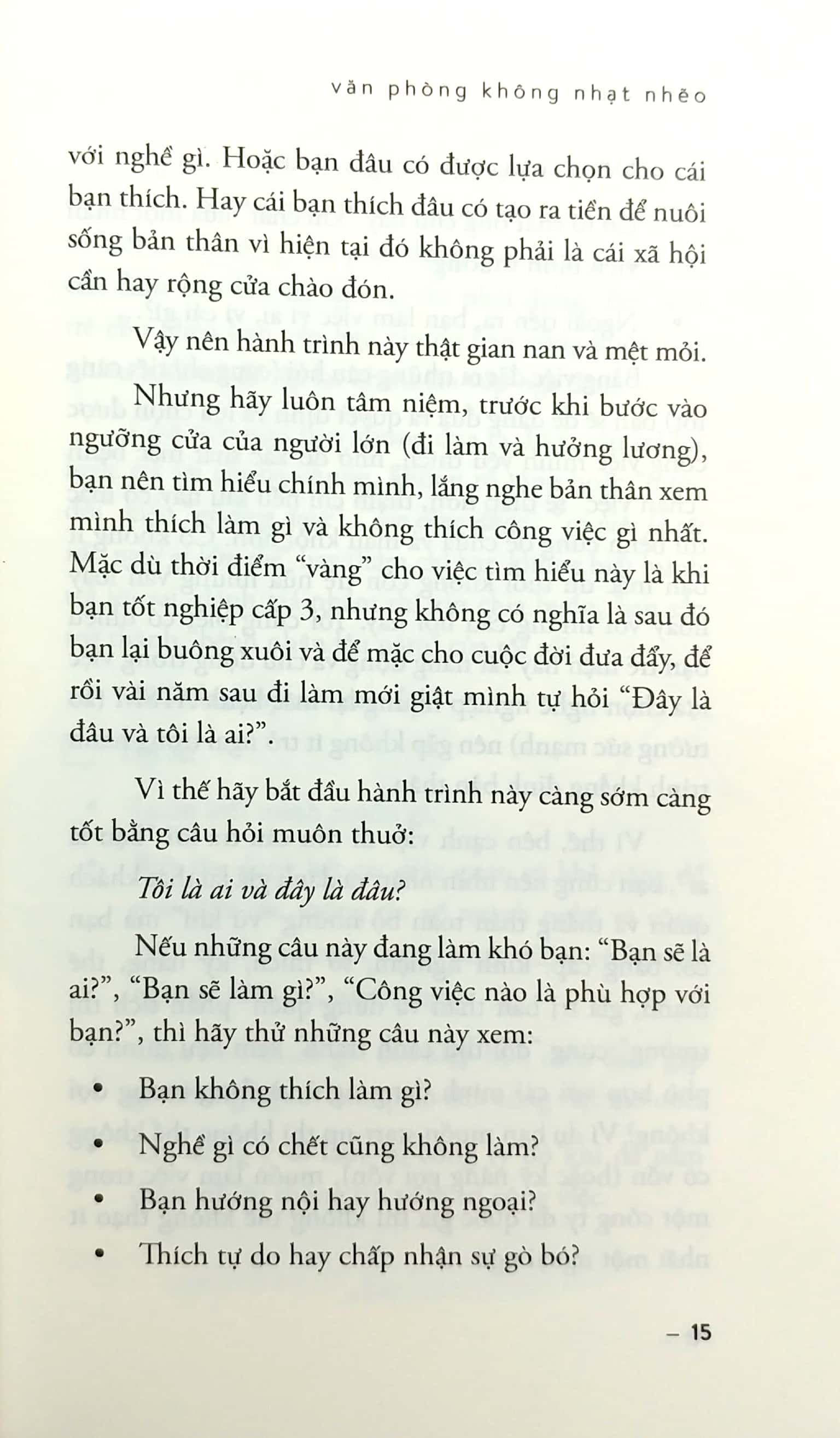 Văn Phòng Không Nhạt Nhẽo
