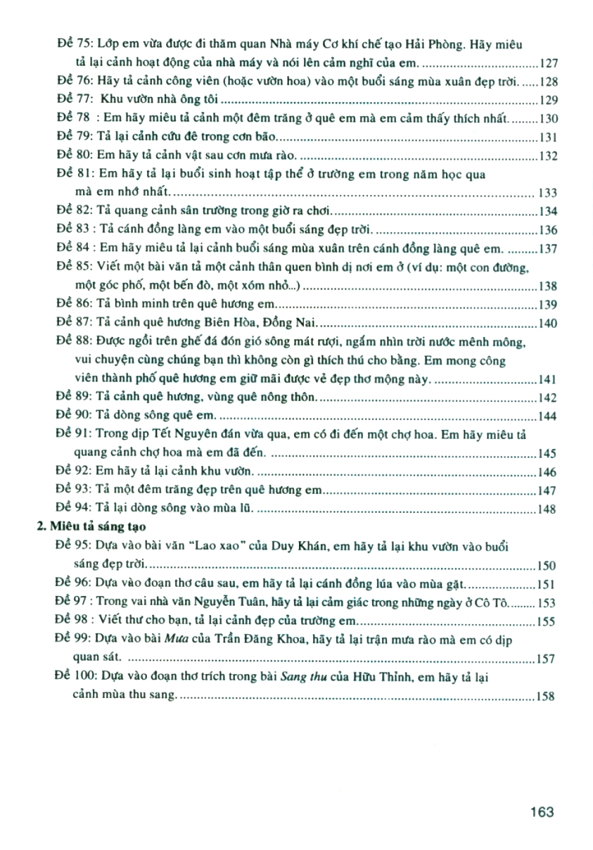 văn tự sự - miêu tả lớp 6 (theo chương trình giáo dục phổ thông mới)